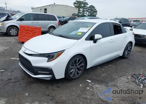 2021 Toyota Corolla Se z USA, uszkodzony, nr VIN 5YFS4MCE2MP060840